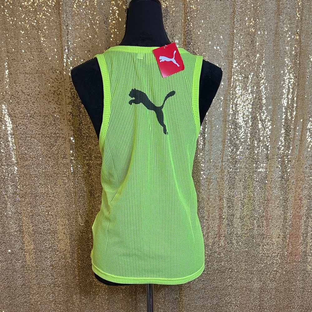 Puma Neon Yellow/green Active Tank top - Picture 3 of 6
